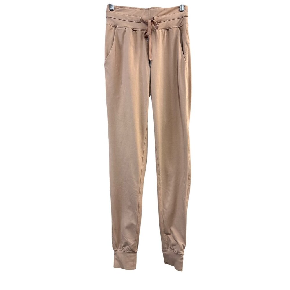 Zyia Activewear Camel Ascend Athleisure Sporty Performance Jogger Pants Small